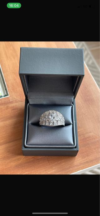 Anillo plata de ley