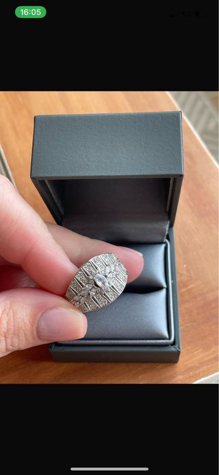 Anillo plata de ley