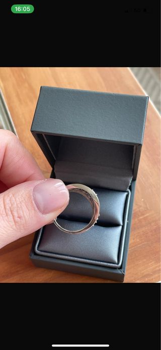 Anillo plata de ley