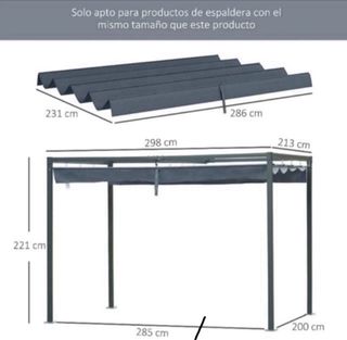 Toldo pergola