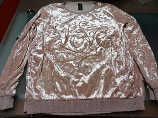 Maglia in velluto froisse maryley