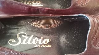Zapatos N°38 Piel Ancho especial tienda Silvio 