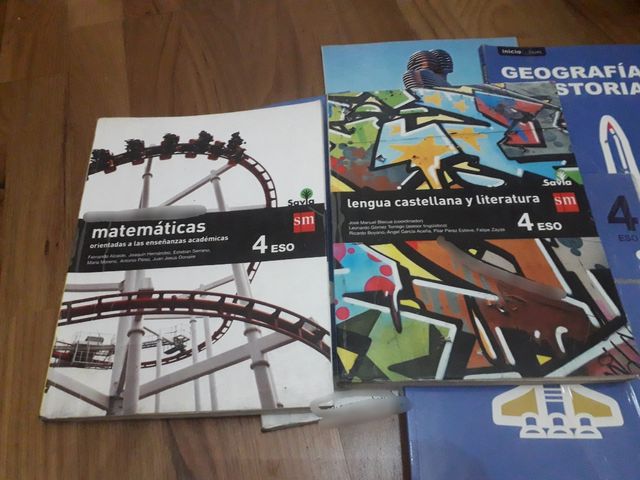 Libros 4 de la ESO de texto Savla