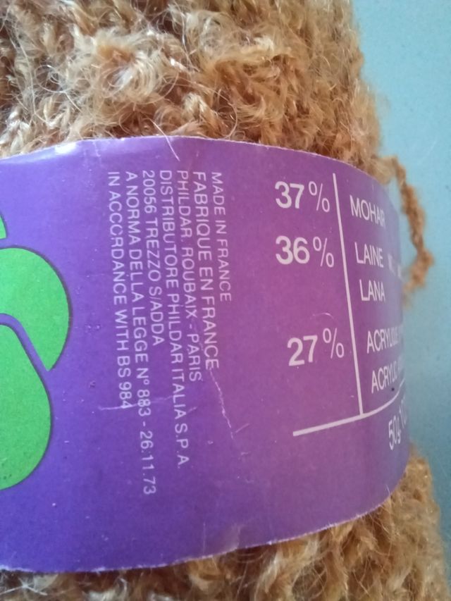 10 gomitoli di pura lana Phildar