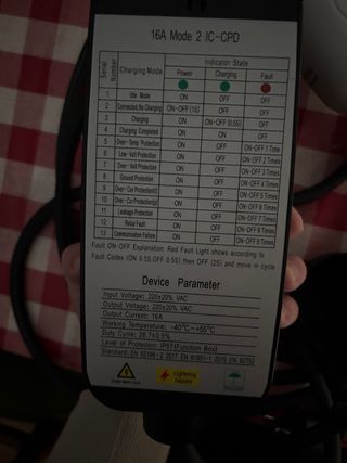 Cargador portatil monofasico 3.4KW