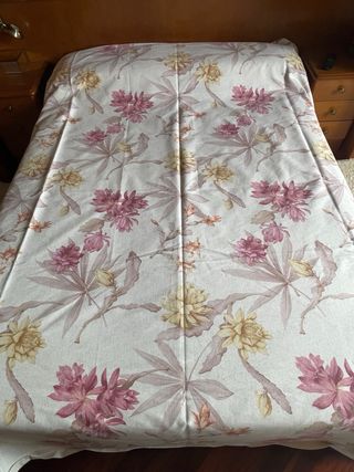 Funda nórdica de flores