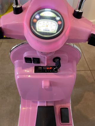 Vespa  rosa infantil
