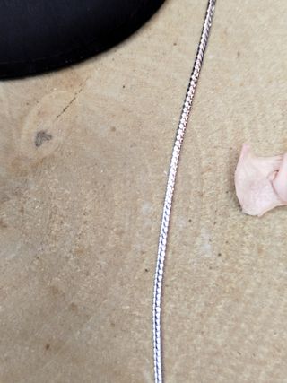 Gargantilla oro blanco 18k y diamantes .