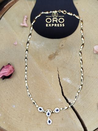 Gargantilla oro amarillo de 18k.