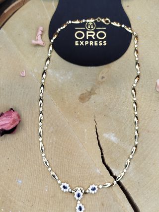 Gargantilla oro amarillo de 18k.