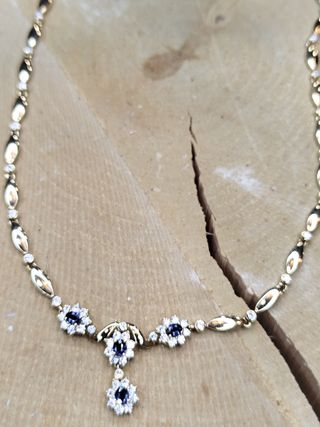 Gargantilla oro amarillo de 18k.