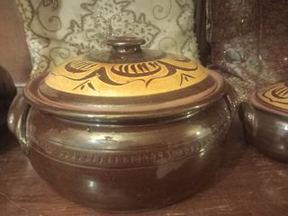 Pentola in terracotta + cocotte