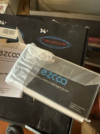 Conmutador 2x1 usb3 hdmi KVM hotkey