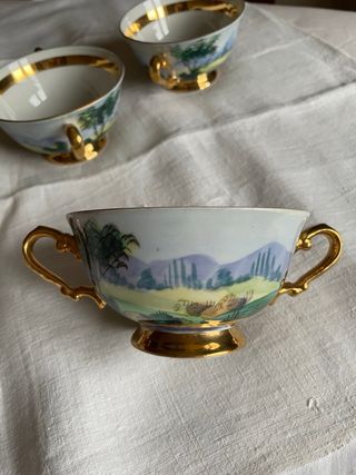 TAZAS CONSOMÉ LIMOGES