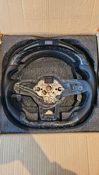 Volante Volkswagen carbono forjado LED