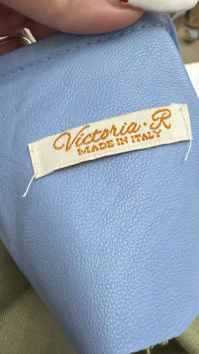 BOLERINO ECOPELLE AZZURRO