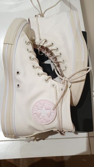 Converse crema (Talla 41)
