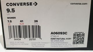 Converse crema (Talla 41)