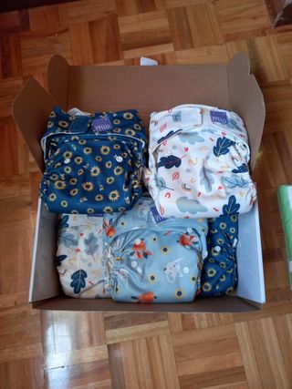Lote pañales lavables mio bambino