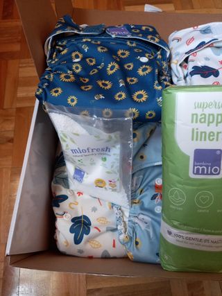 Lote pañales lavables mio bambino