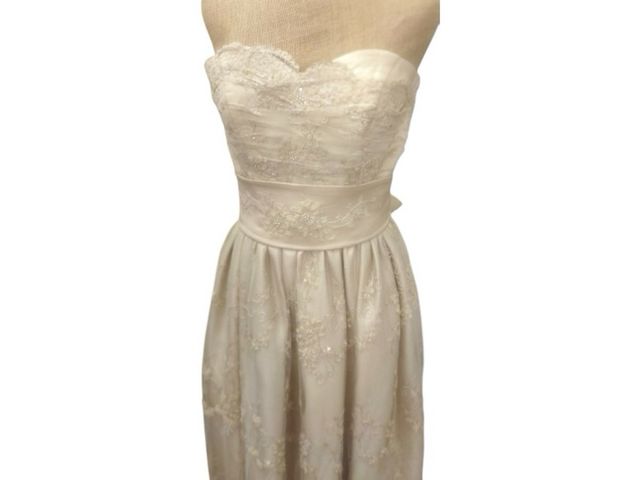 Vestido novia pedreria