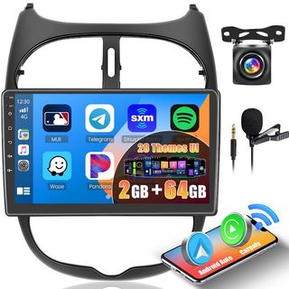 Autoradio Peugeot 206 206CC Citroen C2 2001-2016