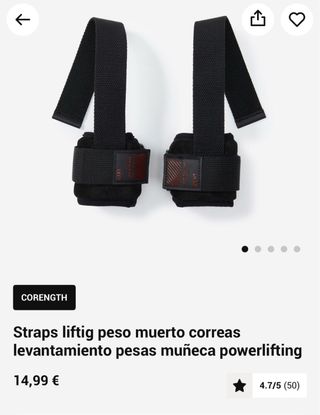 Straps peso muerto