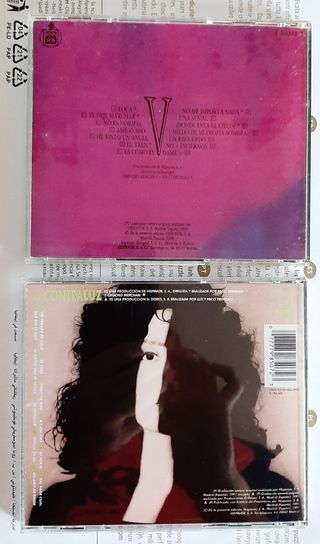 Colección de CDs de Luz Casal.