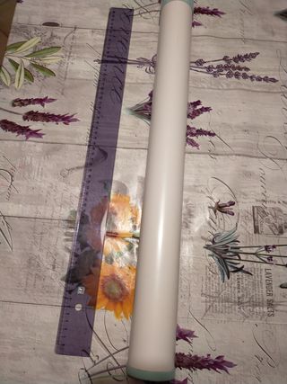 Tubo porta disegni + riga da 60 cm