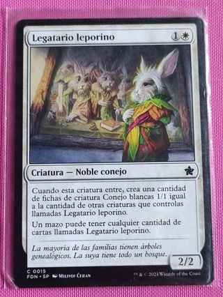 Carta Magic legatario leporino