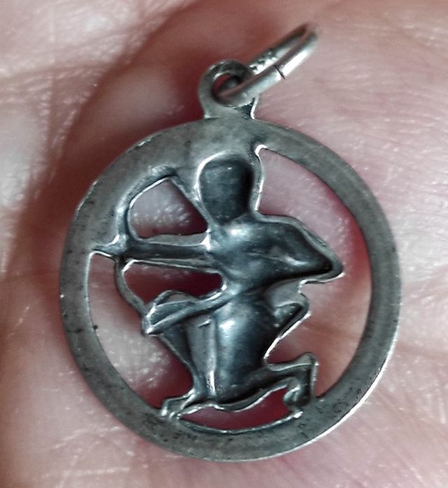 Pendente Cupido in argento