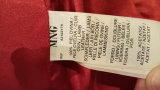 Chaqueta talla 42 piel de Mango