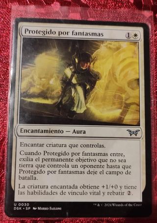 Carta Magic protegido por fantasmas