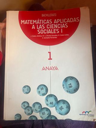 Matemáticas aplicadas a las Ciencias Sociales I.