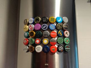 Imán chapa cerveza Madrid Excepcional