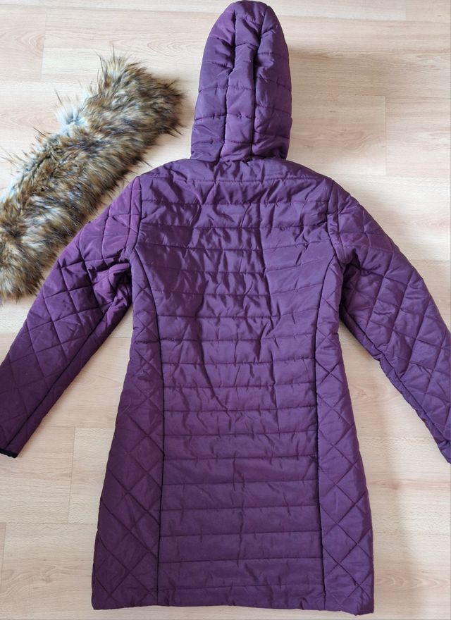 Abrigo  con capucha, Giorgio Di Mare XL burdeos nu