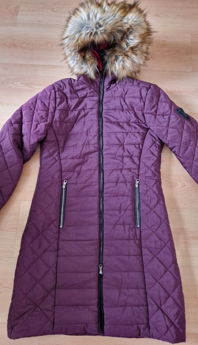 Abrigo  con capucha, Giorgio Di Mare XL burdeos nu