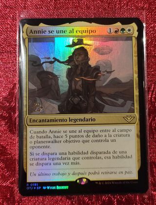 Carta Magic Annie se une al equipo