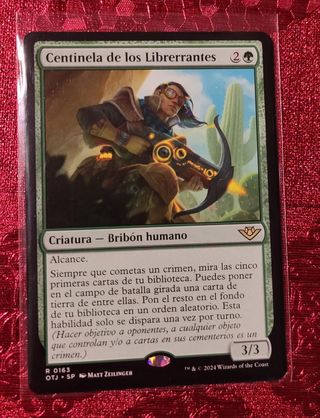 Carta Magic Centinela de los Librerrantes