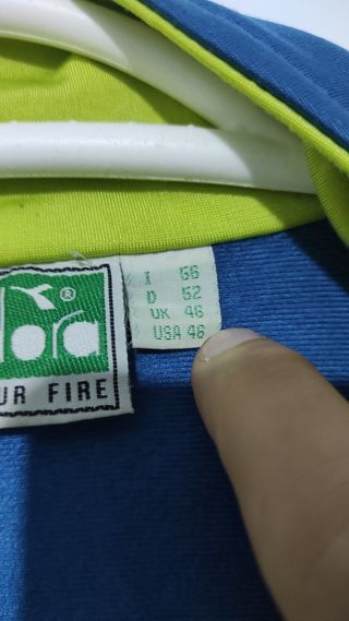 Sudadera cremallera Diadora vintage