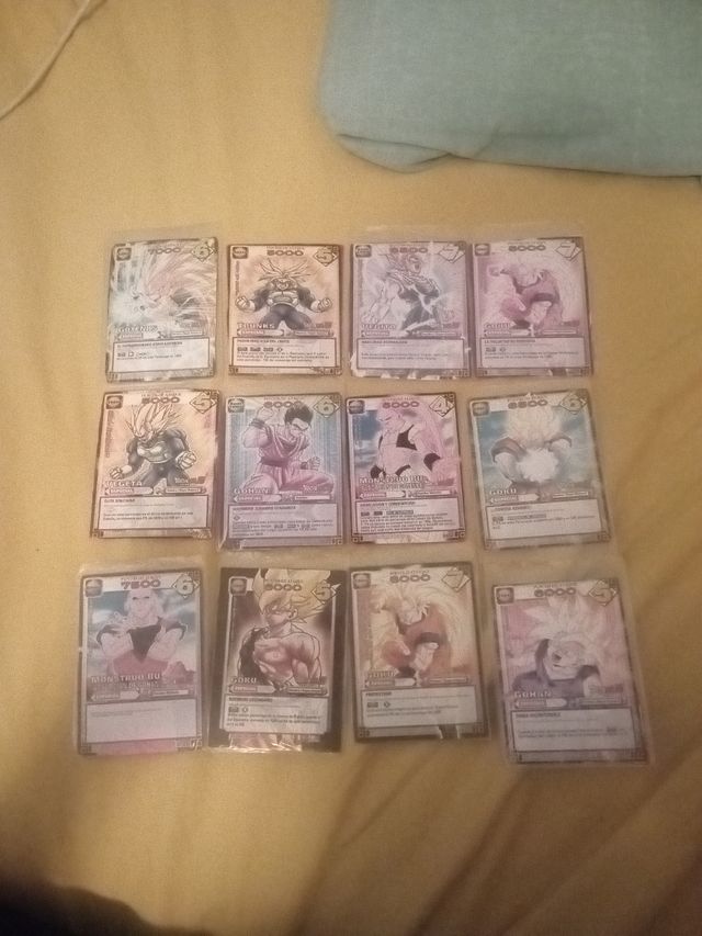 Cartas dragón ball z