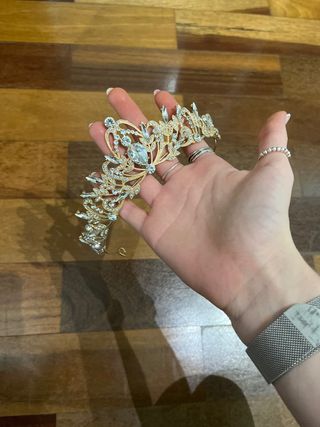 Tiara con Circonitas Brillantes 