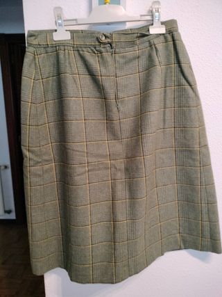 Falda midi de cuadros Otoño - Invierno