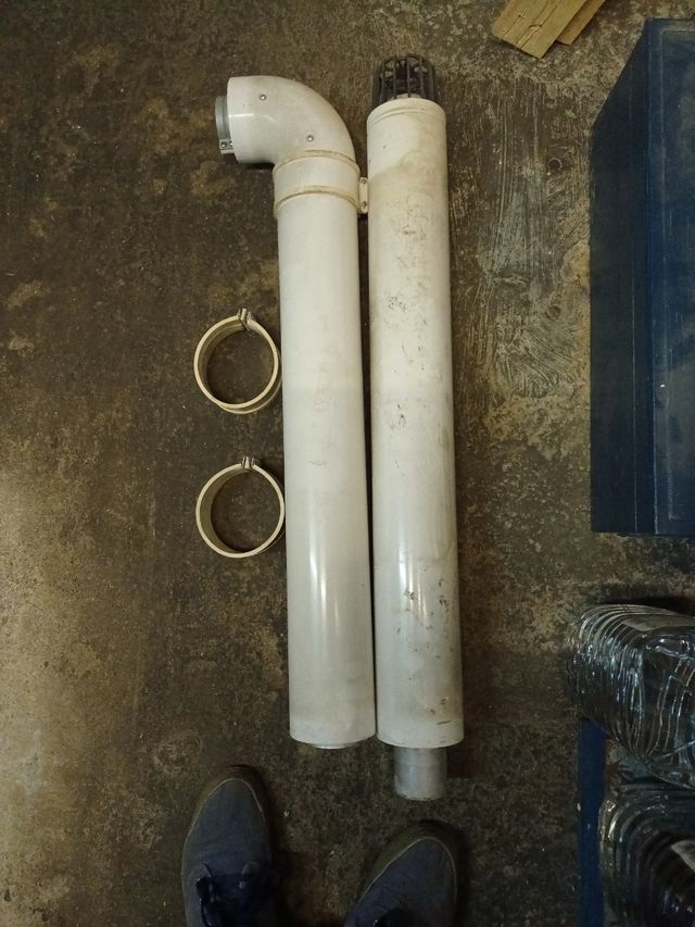 Tubos salida de humos doble flujo