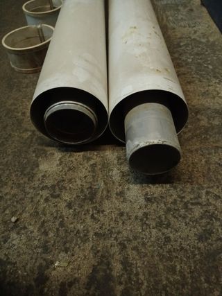 Tubos salida de humos doble flujo