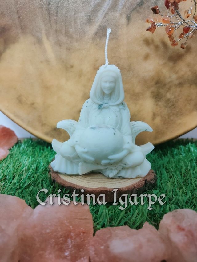 Vela de soja triple diosa