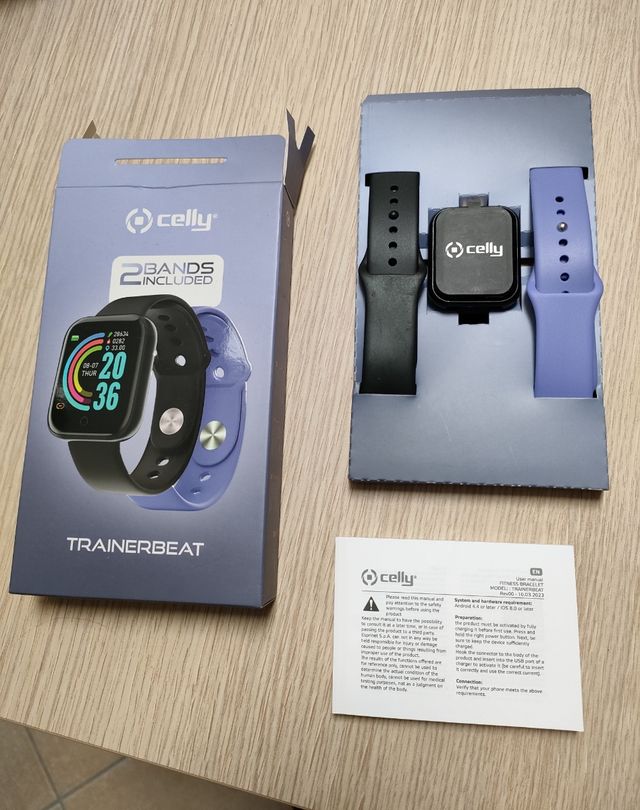 Smartwatch trainerbeat con 2 cinturini 