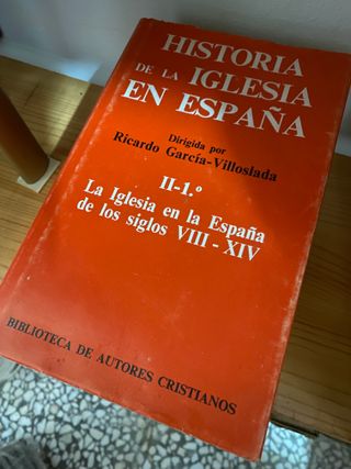Historia de la Iglesia en España. Tomo II-1º