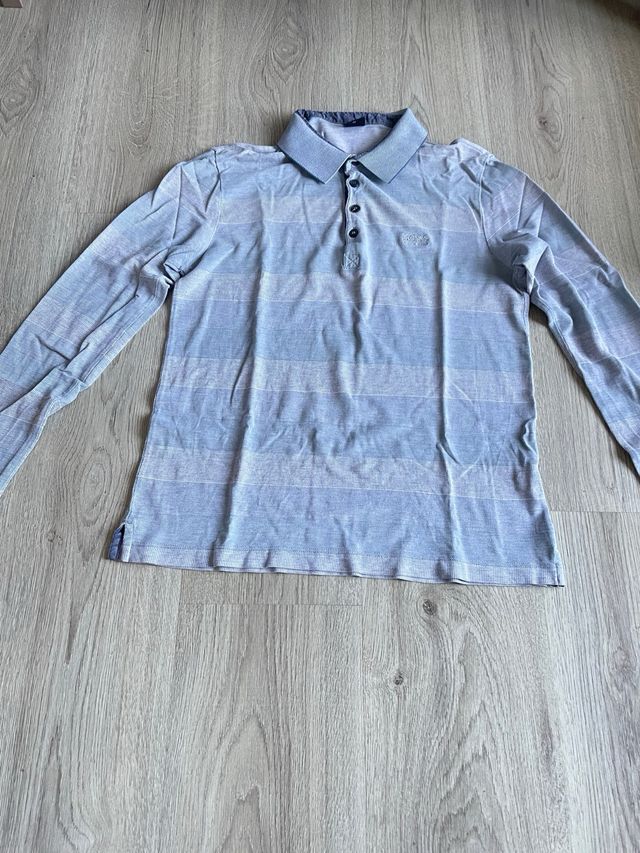 Polo manga larga de hombre de boss