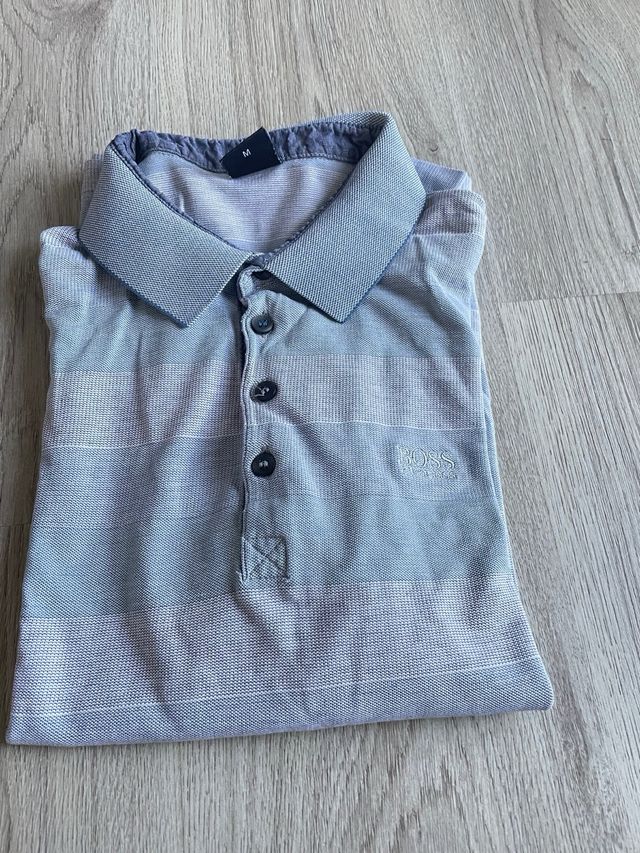 Polo manga larga de hombre de boss